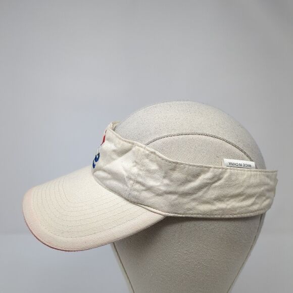 St. Louis Cardinals Strapback Visor Hat Tan One Size Budweiser Blue Wave - Picture 3 of 9